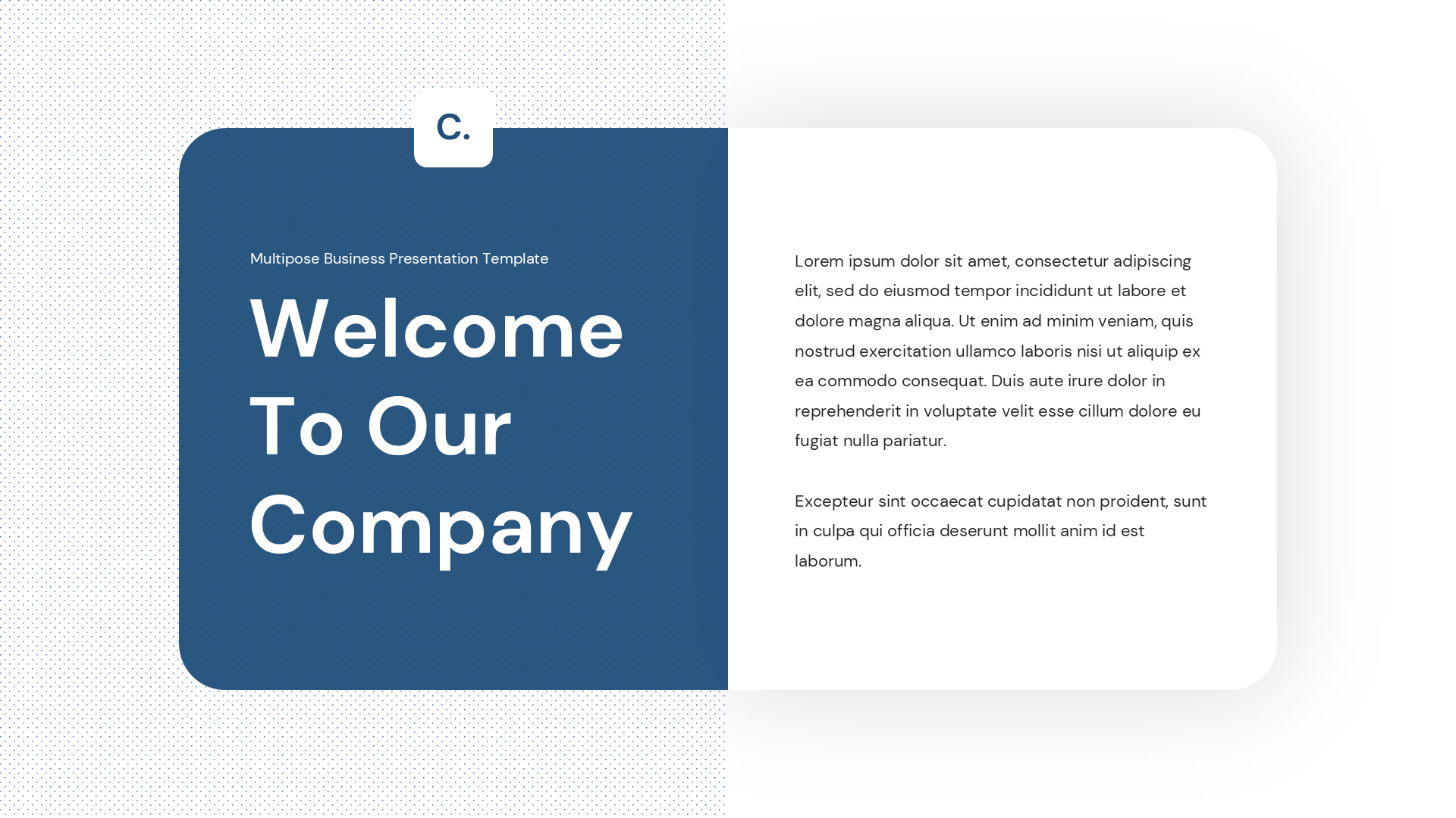 Corporate Business V2 slide 2